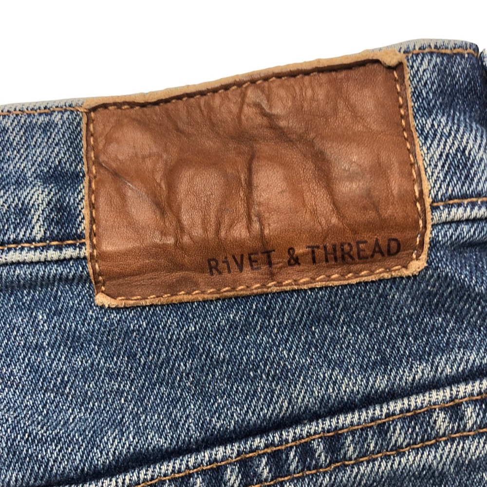 Madewell Rivet & Thread High Rise Stovepipe Jeans - Picture 11 of 14